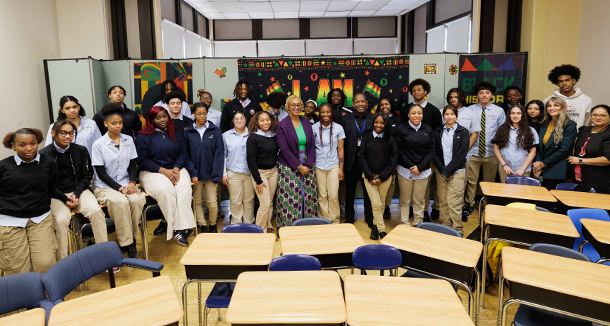  Black History Month Roundtable at Bollwage Academy