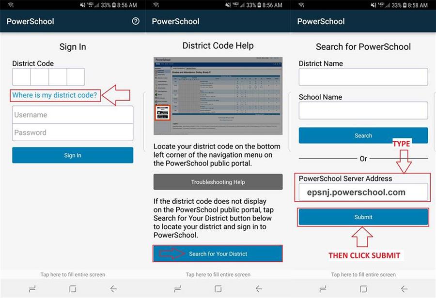 Attention Parents and Guardians if someone who already installed the PowerSchool App on their phone is having trouble logging Attention Parents and Guardians if someone who already installed the PowerSchool App on their phone is having trouble logging