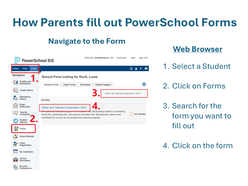 Student Services / PowerSchool Parent Portal Help