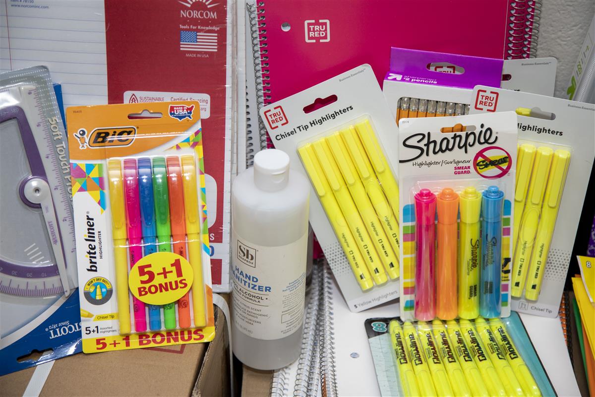 Union County Commissioners  Donate School Supplies to Support District Students