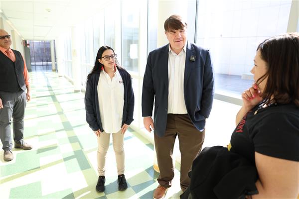 Board President Iliana Chevres Visits Elizabeth High School–Frank J. Cicarell Academy