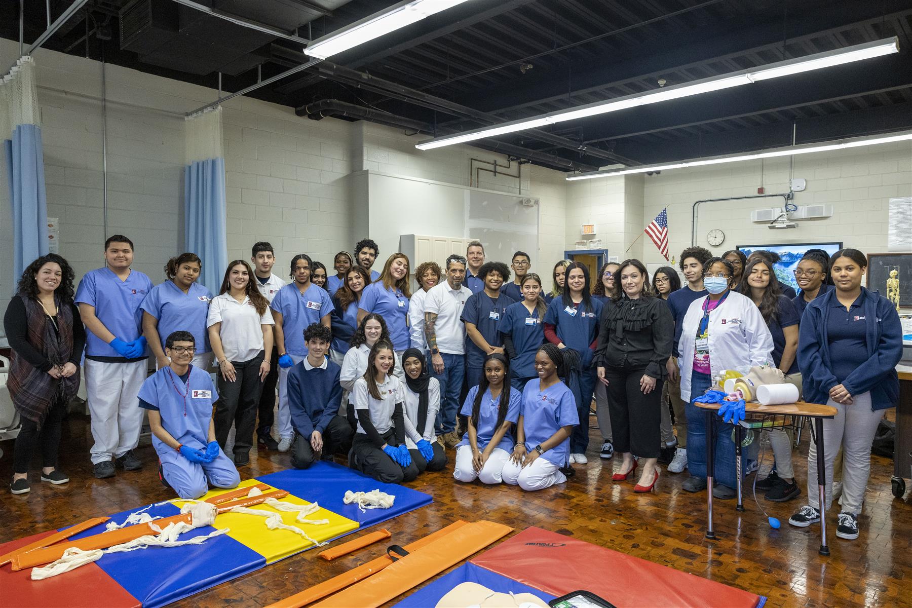 Board of Education President Iliana Chevres Visits Admiral William F. Halsey Jr.