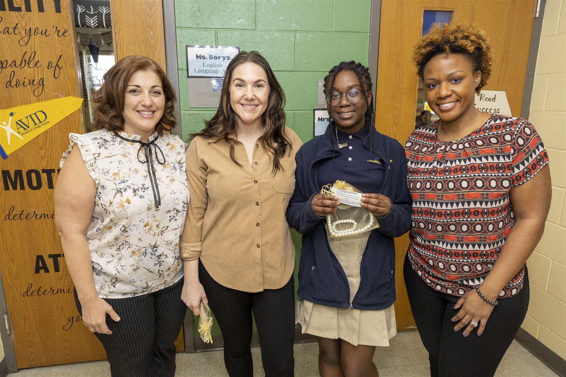 Sch. No. 27 8th Grade Winner of the Girls in Pearls