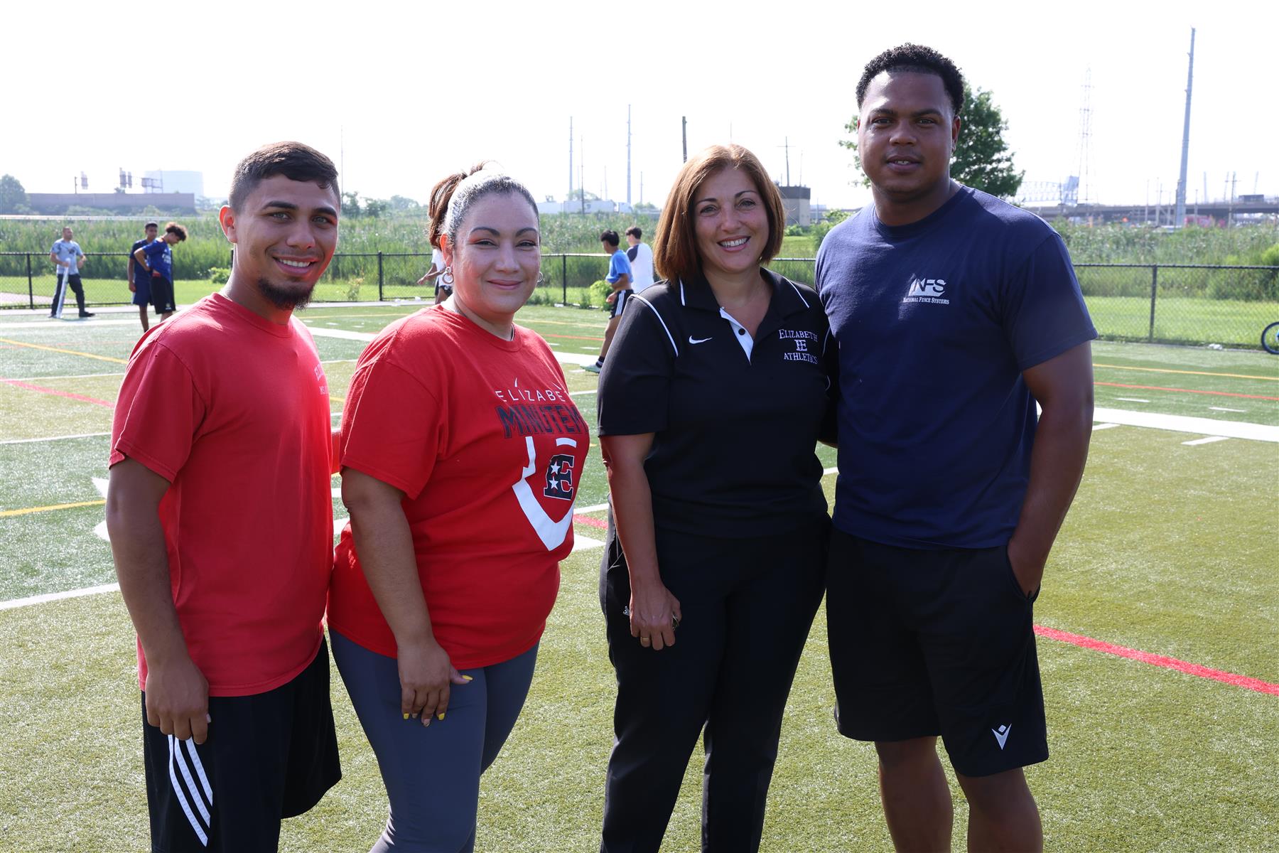 Board of Education President Iliana Chevres Visits Mattano Park