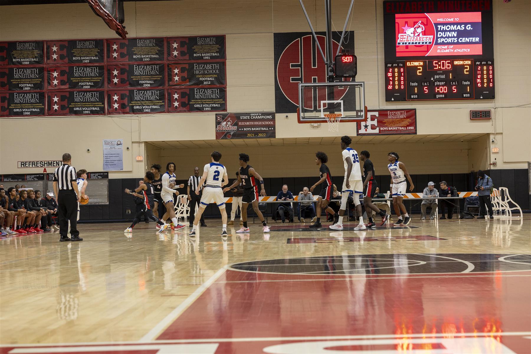 Minutemen Defeat Union Catholic Thursday Night @ Dunn Sports Center