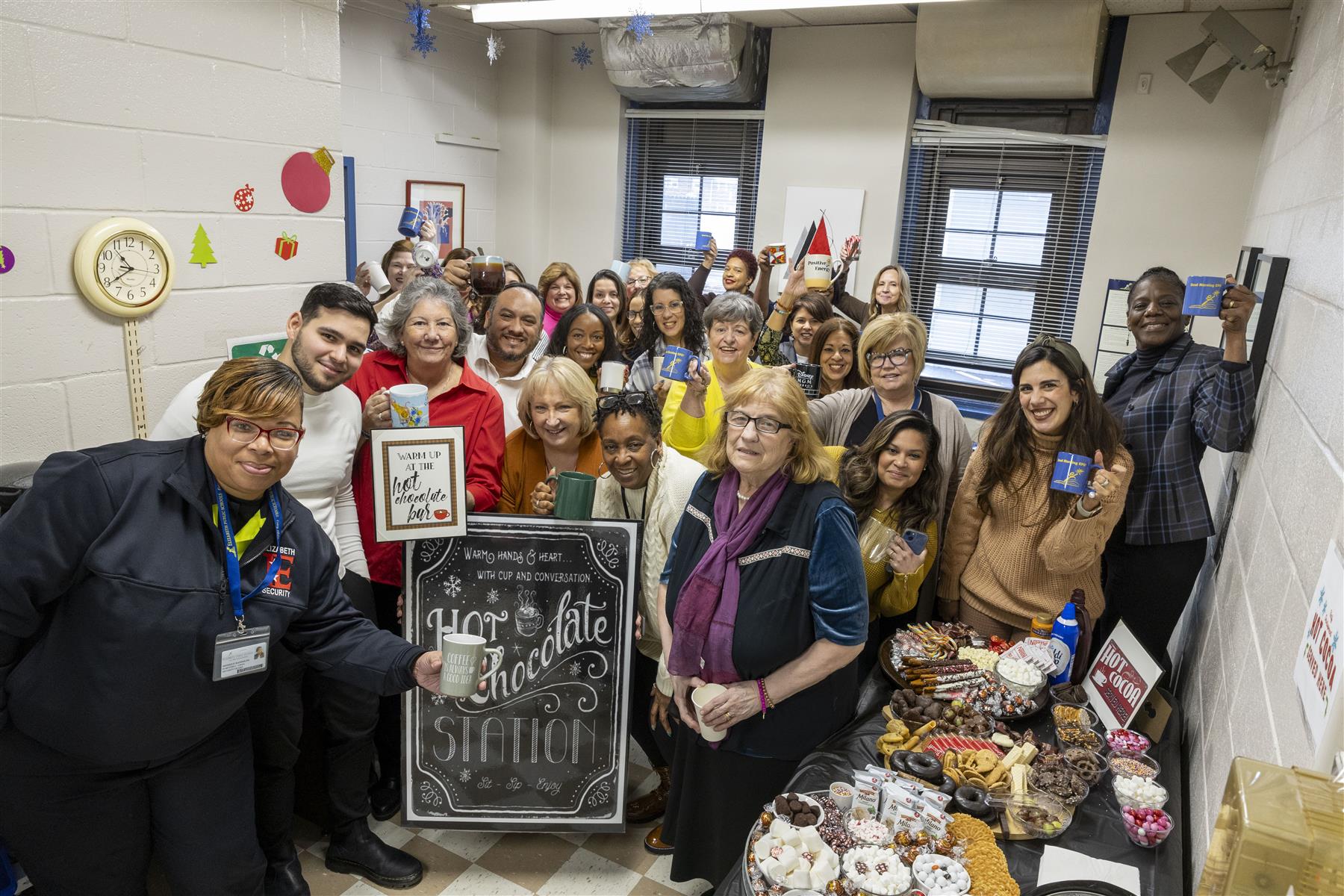 EPS Central Offices Celebrated National Hot Chocolate Day
