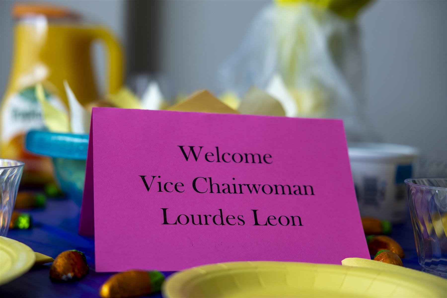 County Commissioner Lourdes Leon Visits School 4 Annex