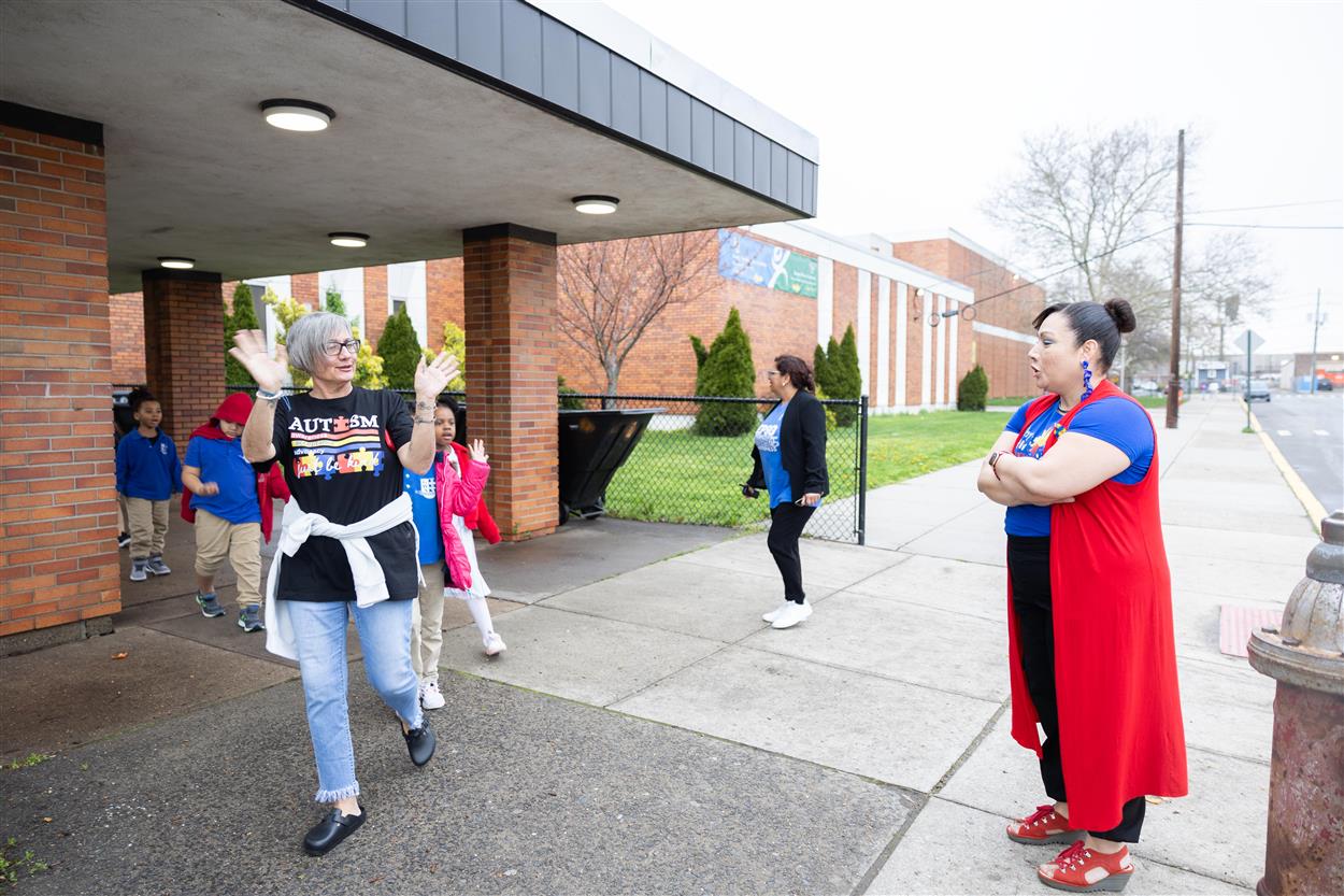 Autism Acceptance Month Walk at School No. 01 &amp; 09