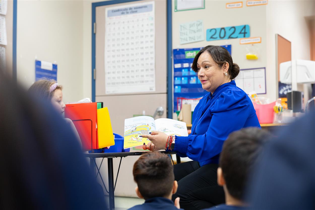 President Charlene Bathelus Dorgely and Board Member Ileana Chevres Visit School 25